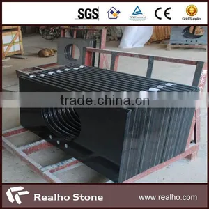 Cheap Mongolia Black Granite Slab for Sale thumbnail-3
