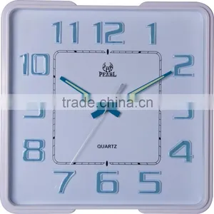 Pearl Round Quiet Sweep Wall Clock PW284 thumbnail-1