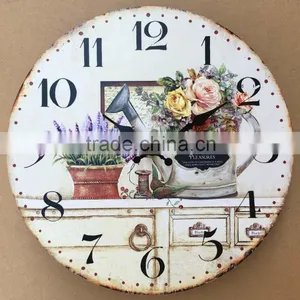 12 Inch European Style MDF Wall Clock thumbnail-2