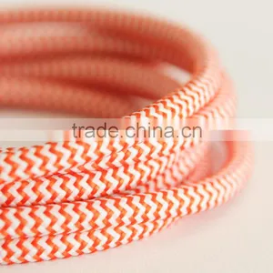 2 Core 0.75mm Textile Electrical Wire Fabric Covered Power Cord Electric Wire thumbnail-5
