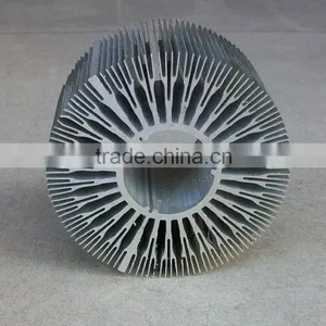 Aluminum 5 Extruded Sunflower Type Radial Heatsink thumbnail-4