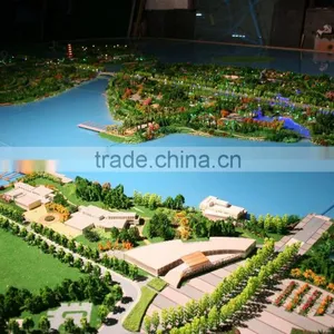 Sea Island Planning Miniature Scale Building Model thumbnail-2