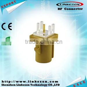 PCB Mount Plug End Launch Straight Fakra Connector thumbnail-1