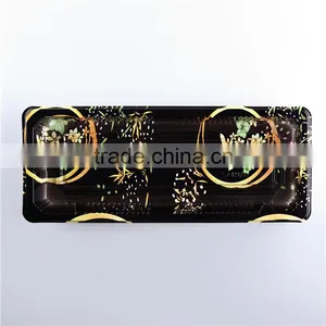 SM1-1102SY-BK Disposable Japanese Sushi Plates With Lid thumbnail-1