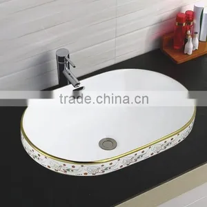 Cheap Price Classic Flower Luxury Color Cheap Wash Basin thumbnail-3
