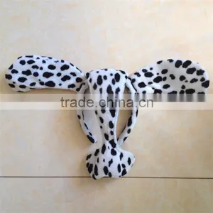 Halloween Costume Animal Ear Headband Set With Bow Tie and Animal Tail thumbnail-5