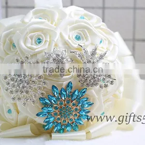 Handmade Graceful Brooch Wedding Bouquet for Bride thumbnail-1