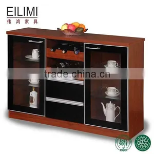 Easy to Clean Attractive Appearance Acrylic Edge Banding Wood Meal Side Cabinet thumbnail-1