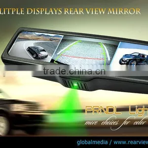 Multiple Display Mirror- Backup Camera Display Rearview Mirror With Three LCD Monitors for Trucks thumbnail-1