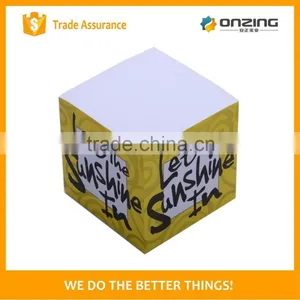 High Quality OEM Paper Block Note Cube Memo Pad With Custom Print thumbnail-3