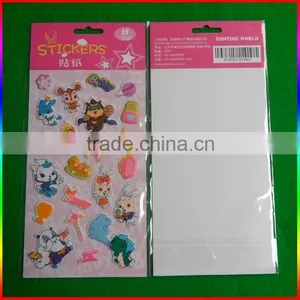 Rabbits Puffy Stickers Lovely for Kids thumbnail-4