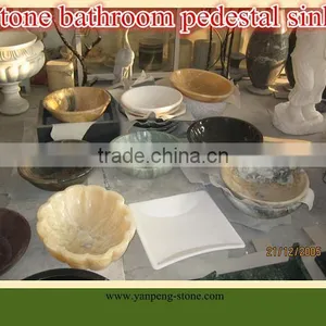 Stone Bathroom Pedestal Sinks thumbnail-1