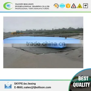 Large Flexible PVC Bag Pillow Agriculture Water Storage Tanks , Liquid Storage Tank 16500lt thumbnail-1