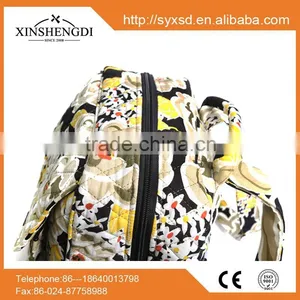 Good Quality Cotton Floral Quilted Casual Organic Back Pack Bag thumbnail-4
