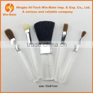 5pcs in Plastic Box FREE Samples Nylon Hair Top Quality Makeup Brush Set thumbnail-1