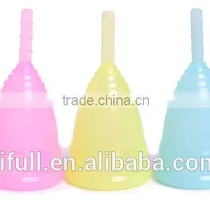 Reusable Medical Grade Silicone Feminine Menstrual Cup Menstrual Pads thumbnail-1