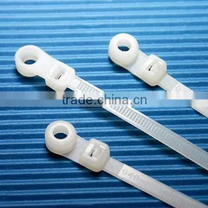 UL CE ROHS Approval,plastic Self Locking Cable Tie / Mountable Head Cable Tie thumbnail-3