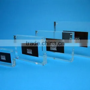 Table Clear Standing Acrylic Picture Frame thumbnail-1