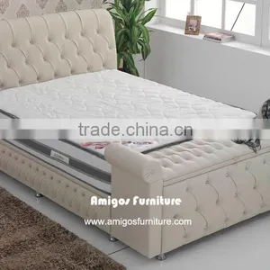 French Style Elegant Latest Double Bed Full Size Bed on Sale thumbnail-1