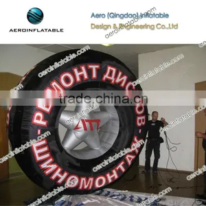 Large Inflatable Advertising Tire With Logo thumbnail-1