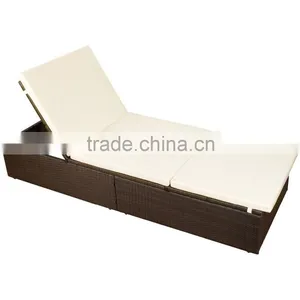 POLY RATTAN GARDEN OUTDOOR FURNITURE SUN LOUNGERS thumbnail-2