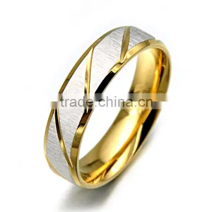 High Polished Plated Rings 3 Colors Mens Rings Simple Stainless Steel Fashion Rings Jewelry thumbnail-4