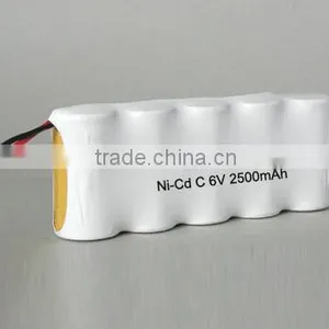 Best Quality ni cd C 2500mah 6v Battery Pack for Emergency Lighting thumbnail-1