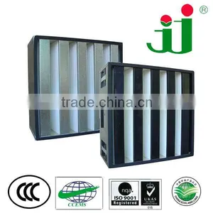 99.99 Hepa Air Filter Large Volume Hepa v Shape With ISO9001 CE Certificated thumbnail-4