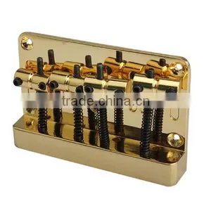 High Quality Vintage Gold 4 Strings Bass Bridge Jazz Guitar Tone Metal Golden Upgrade Guitar Accessories thumbnail-6