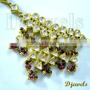 Jaipur Kundan Necklace Sets, Bridal Kundan Necklace Sets, Kundan Jewellery thumbnail-1
