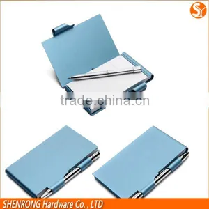 Aluminum Diary Card Holder, Id Card Holder With Pen, Id Card Holders for Christmas Gift thumbnail-1