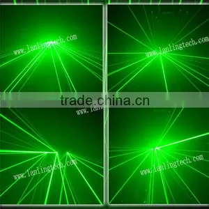 300mW Green Trifan Multi-Effect dj Disco Party Laser thumbnail-3