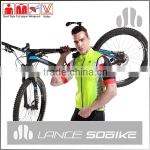 Cycling Wear Convenient Custom Logo Windproof Cycling Vest thumbnail-1