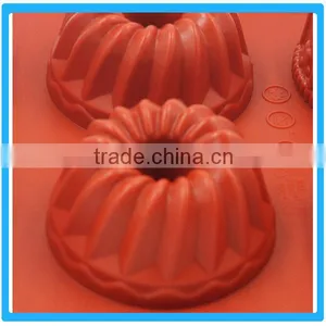 FDA Grade Silicone Cookie Molds 6 Cubes Chocolate Molds Ice Soap Tray thumbnail-2