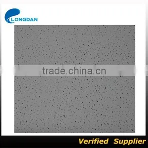 NO Dust-falling Fireproof Acoustic 595*595mm Ceiling Design for Market thumbnail-3