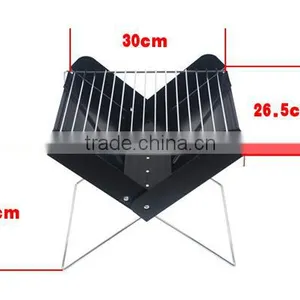 Portable X-Shape Foldable BBQ Oven With Customized Printing Logo or Laser Engraving Logo Outdoor BBQ Grill thumbnail-2