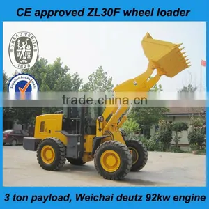 Chinese 3 Ton Wheel Loader for Algeria Market thumbnail-1