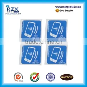 Custom Printing 13.56Mhz Rfid NFC Tag With Adhesive Label thumbnail-3