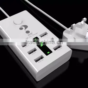 7.2A 6 Port Smart USB Desktop Charger Station thumbnail-2