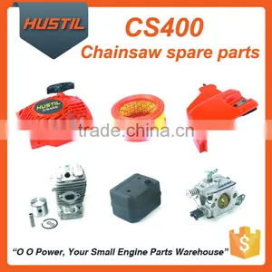 CS400 Chain Saw Spare Parts Chainsaw Starter Chainsaw Cylinder Chainsaw Muffler thumbnail-1
