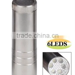 6 LEDs Aluminum Flashlight thumbnail-1