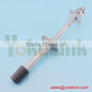Spindle Insulator / Crossarm Pin / Steel Foot for Transmission Line Fittings thumbnail-2