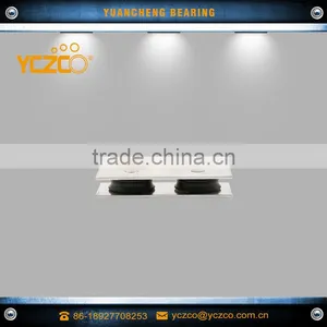 Double Wheel Window Roller Roller Zinc Iron Plated thumbnail-1