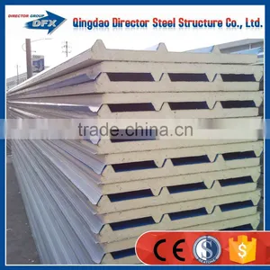 Eps Sandwich Wall Panel or Polyurethane Foam Sandwich Panel thumbnail-2