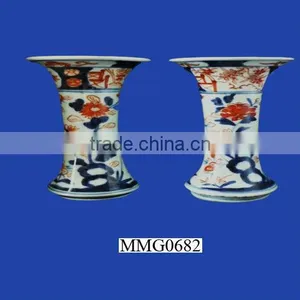 Antique Japanese Ceramic Martini Vases for Flower Vase thumbnail-1
