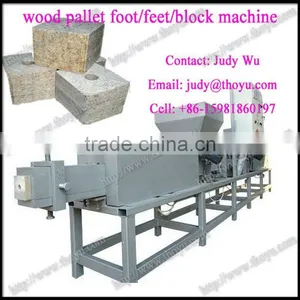 Sawdust Recycling Wood Pallet Foot Making Machine thumbnail-1