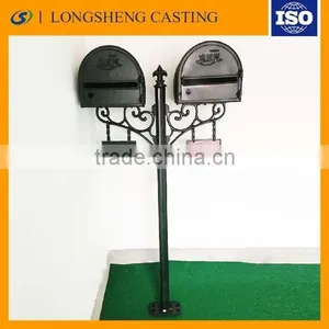Antique Outdoor Cast Aluminum Mailbox for Apartment Residence / Apartment Building Mailbox thumbnail-3