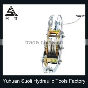 1T Mini Hand Cable Puller With Double Gear Double Hook thumbnail-4