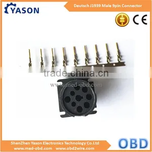 Assembled Deutsch J1939 Male 9pin Connector Plug thumbnail-1