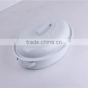 Higher Cooking Temperature Enamel Home Roaster Pan thumbnail-3